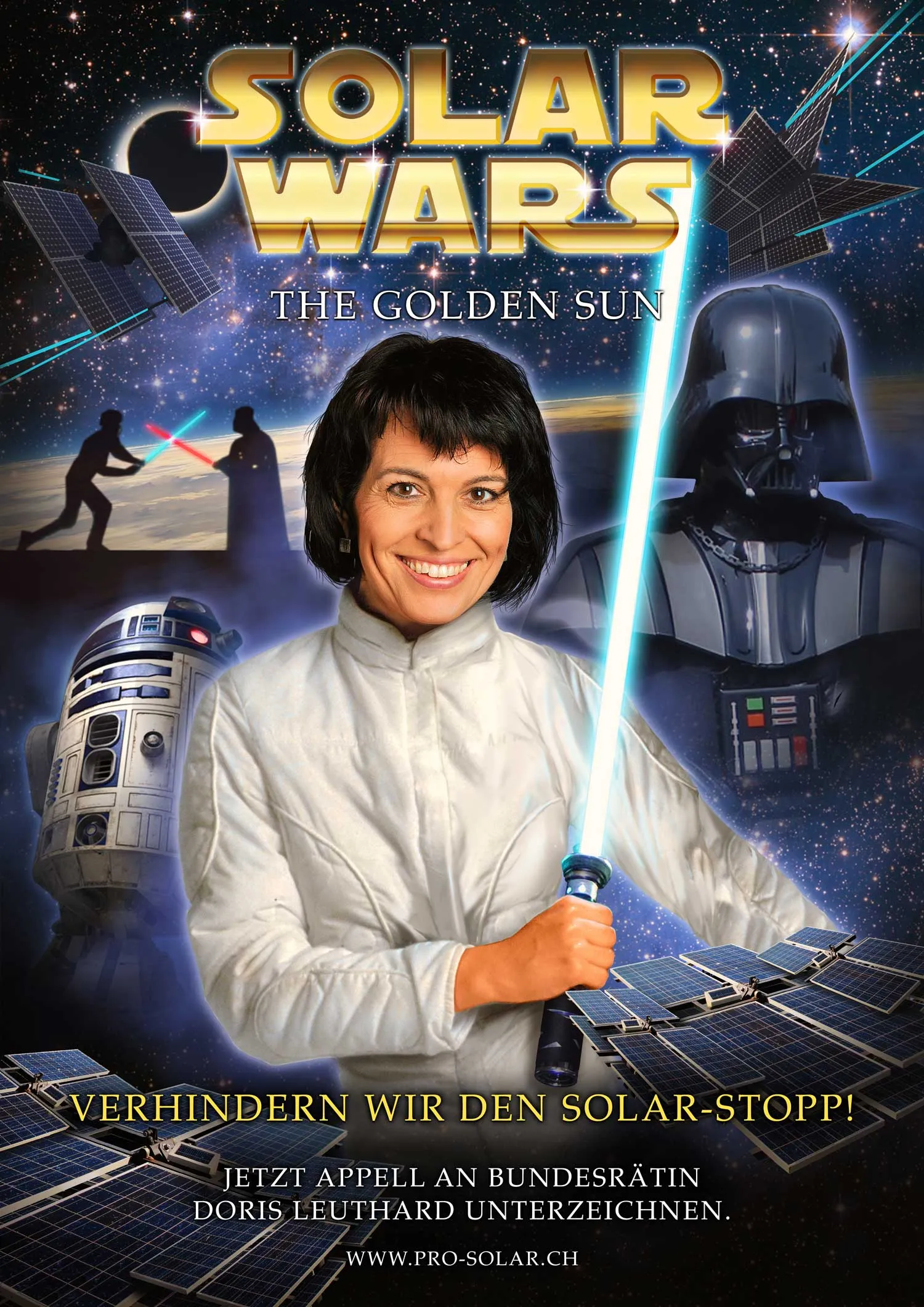 Bild zum Beitrag ‹Solar Wars: Darf Doris Leuthard ihr Laserschwert behalten?›